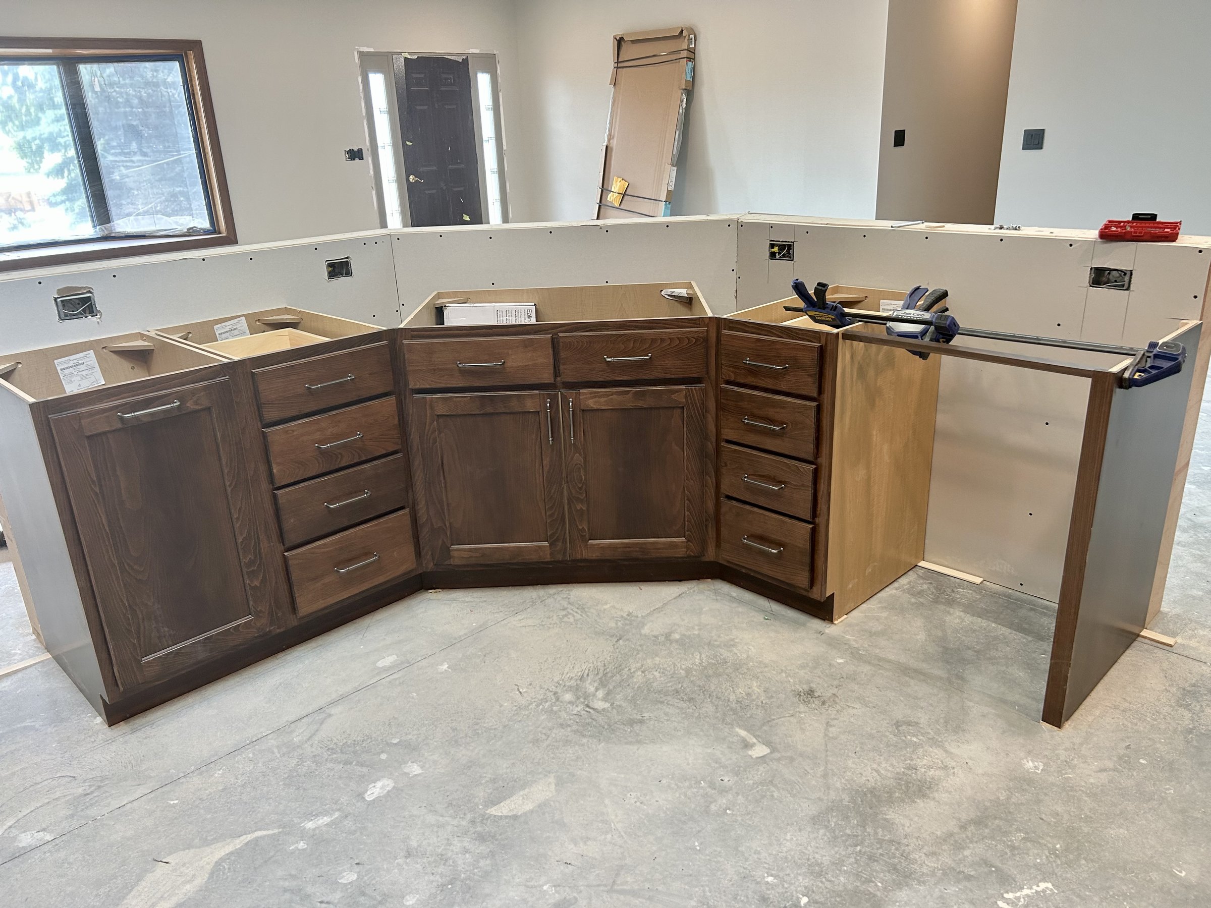Corner Cabinets and Countertop