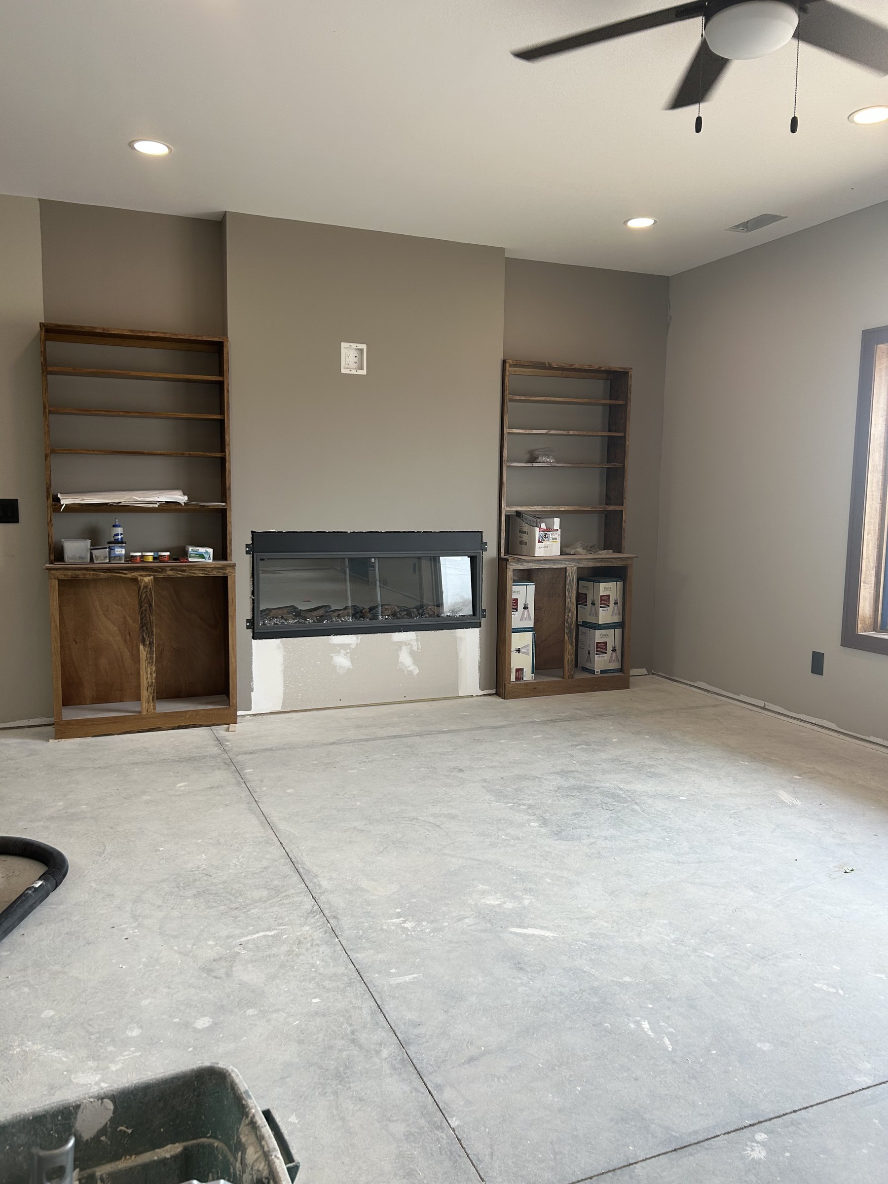 Living Space and Kitchen View
