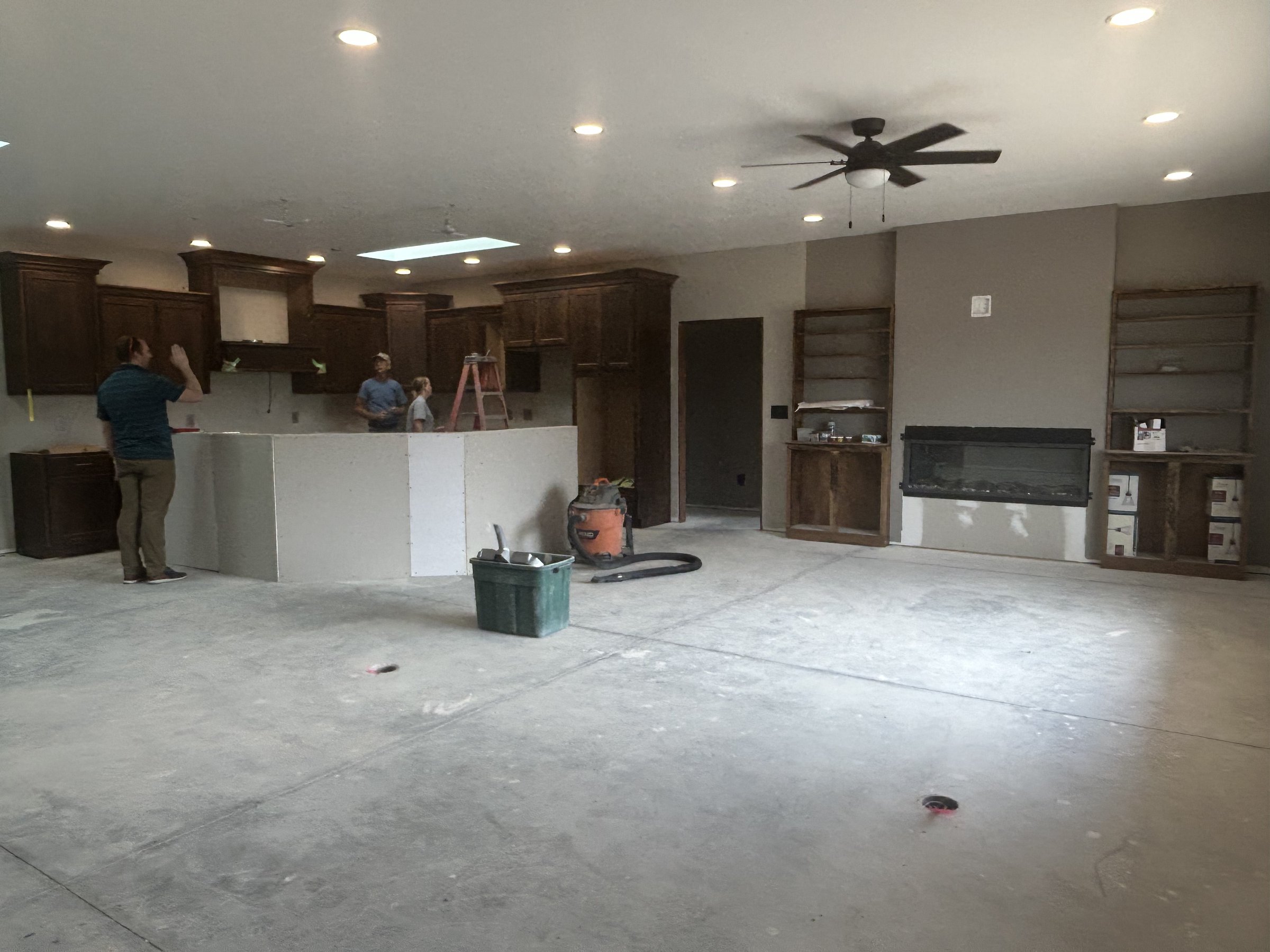 Open-Plan Interior in Progress